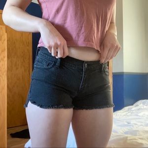 Women’s Black Jean Shorts